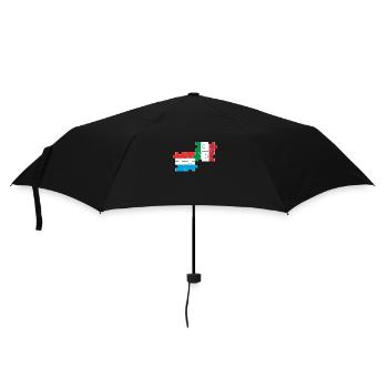 Luxembourg Italie Drapeau Italien Luxembourgeois - Parapluie standard - noir - Devant