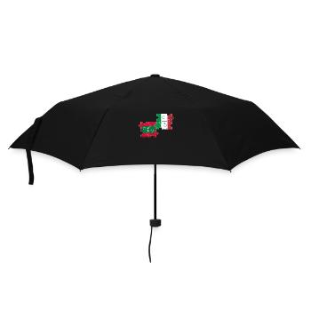 Maldives Italie Vintage drapeau Maldivien - Parapluie standard - noir - Devant