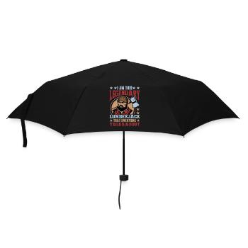 I'm that legendary lumberjack tree feller - Umbrella (small) - black - Front
