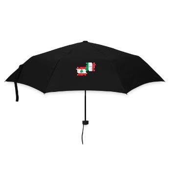 Flag of Lebanon, Italy, Lebanese - Umbrella (small) - black - Front