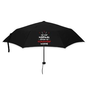 Schlosser Spruch Beruf Lustiges Schlosser Geschenk - Regenschirm (klein) - Schwarz - Vorne