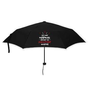 Klempner Spruch Beruf Lustiges Klempner Geschenk - Regenschirm (klein) - Schwarz - Vorne