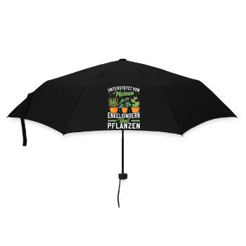 Powered by Grandchildren And Plants Design - Umbrella (small) - black - Front