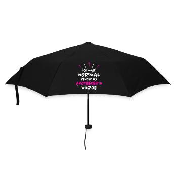 Apothekerin Spruch Apotheke Apothekerin Geschenk - Regenschirm (klein) - Schwarz - Vorne