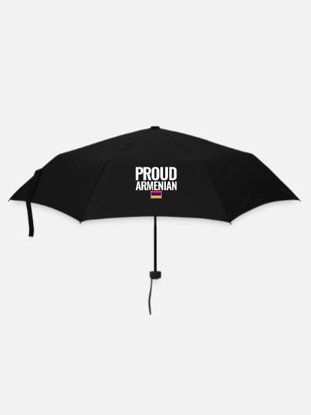 Fier Arménien Arménien Arménien Arménien Drapeau arménien Arménien - Parapluie standard - noir