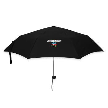 Azerbaijan Vintage Map Azerbaijan Flag - Umbrella (small) - black - Front