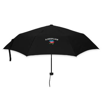Azerbaijan Vintage Map Azerbaijan Flag - Umbrella (small) - black - Front