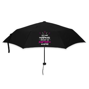 Darterin Spruch Dartspielerin Darterin Geschenk - Regenschirm (klein) - Schwarz - Vorne