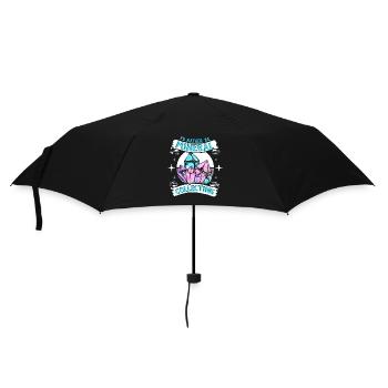 Je préférerais être géologue collectionneur de minéraux - Parapluie standard - noir - Devant
