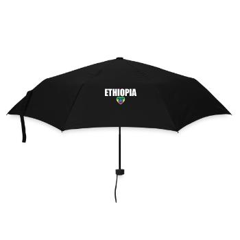 Ethiopia Ethiopia Ethiopian Flag Ethiopian - Umbrella (small) - black - Front