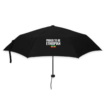 Proud To Be Ethiopian Ethiopian Ethiopian Flag - Umbrella (small) - black - Front