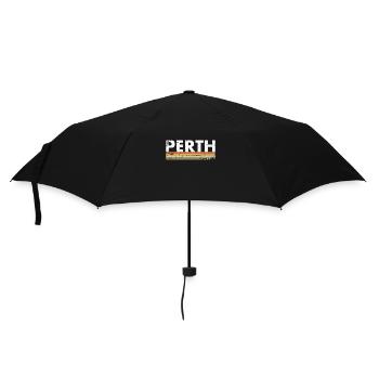 Perth Australia Retro Australien Vintage - Regenschirm (klein) - Schwarz - Vorne