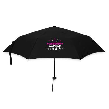 Masseurin Spruch Beruf Lustiges Masseurin Geschenk - Regenschirm (klein) - Schwarz - Vorne