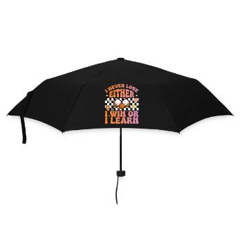 Pickleball-outfit Für Leidenschaftliche - Regenschirm (klein) - Schwarz - Vorne