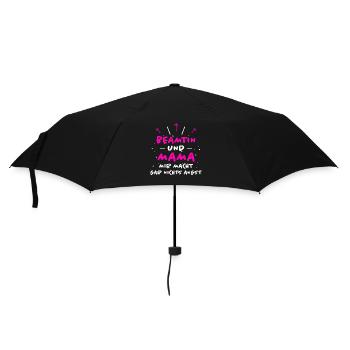 Beamtin Spruch Verbeamtung Büro Beamtin Geschenk - Regenschirm (klein) - Schwarz - Vorne