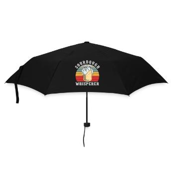 Sourdough Whisperer Bakery Bakers Retro Outfit - Regenschirm (klein) - Schwarz - Vorne