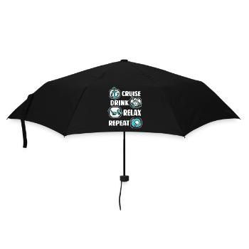 Cruise Drink Relax Repeat Cruise Ship Cruise - Umbrella (small) - black - Front