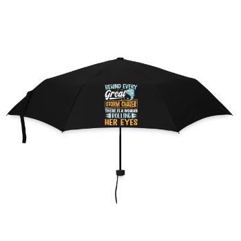 Chasseur de tornades Femme Rolling Eyes Hurricane - Parapluie standard - noir - Devant