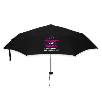 LKW Fahrerin Spruch Fun Lastwagenfahrerin Geschenk - Regenschirm (klein) - Schwarz - Vorne