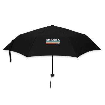 Ankara Turquie Turquie Rétro Turquie Turc Turc - Parapluie standard - noir - Devant