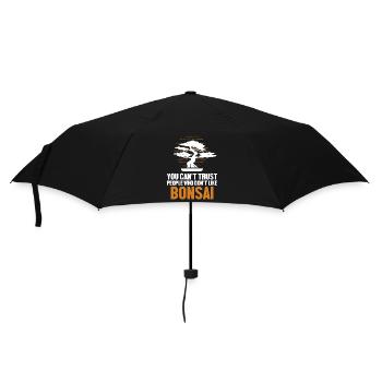 Can't Trust People Who Don't Like Bonsai Bonsai - Umbrella (small) - black - Front