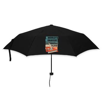 World’s Okayest Cornhole Player Plateaux de jeu - Parapluie standard - noir - Devant