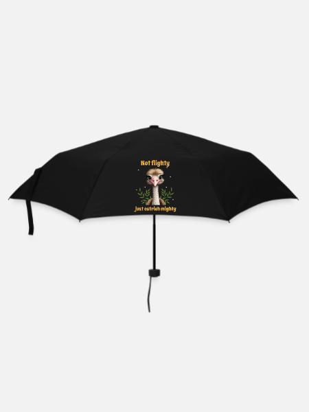Pas volage, juste une autruche puissante - Parapluie standard - noir