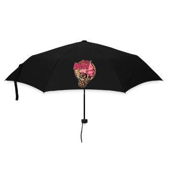 Sie sind es wert, für die Herstellung von Gelato Lover Ice zu schmelzen - Regenschirm (klein) - Schwarz - Vorne