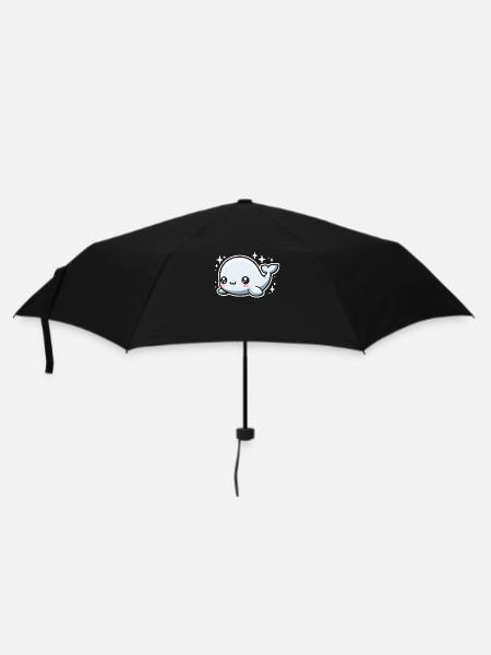 Béluga, animal, aquariophile, cétologue marin - Parapluie standard - noir