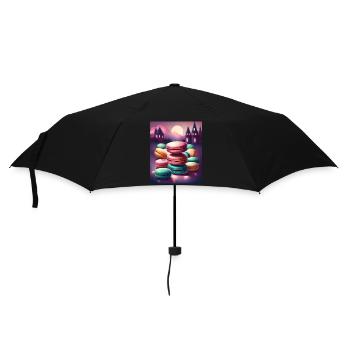 Awesome meringue macaroons - Umbrella (small) - black - Front