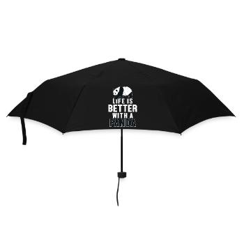 Life is Better with a Panda Panda Bear Friend - Umbrella (small) - black - Front