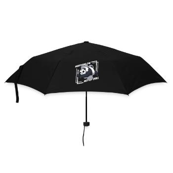 Die Kunst des Chill Panda Bear Friend beherrschen - Regenschirm (klein) - Schwarz - Vorne