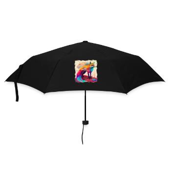 Caninae Red Fox Canidae Fox Lover Fox - Umbrella (small) - black - Front