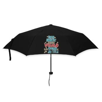 Data Analyst Wizard - Umbrella (small) - black - Front