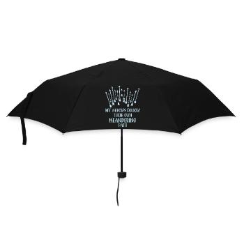 Bogenschießen Bogenschütze - Regenschirm (klein) - Schwarz - Vorne