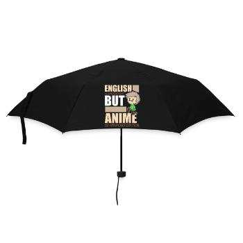Anime Manga Otaku Kawaii Japan Cosplay Comic - Regenschirm (klein) - Schwarz - Vorne