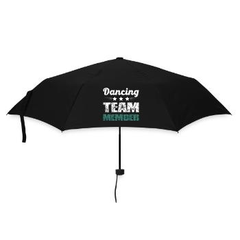Dancing Team - Regenschirm (klein) - Schwarz - Vorne