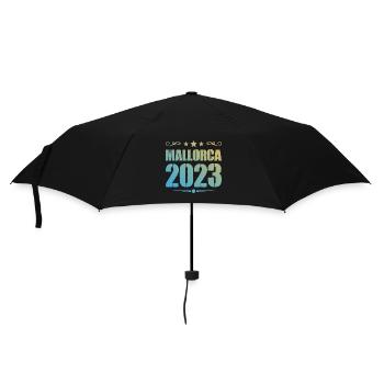 Mallorca 2023 - Umbrella (small) - black - Front
