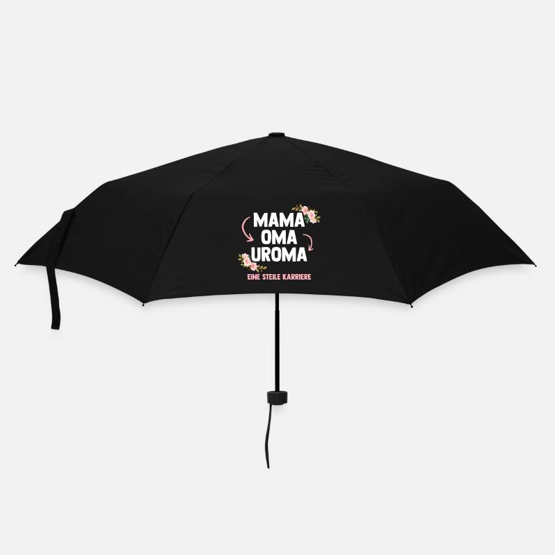 Mama Oma Uroma Eine Steile Karriere - Regenschirm (klein) - Schwarz