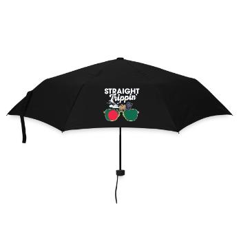 Straight Trippin' Bangladesh Vacation Tour Travel - Umbrella (small) - black - Front