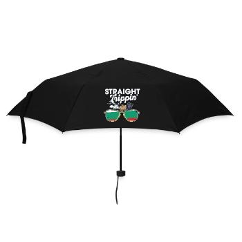 Straight Trippin' Bulgaria Vacation Tour Travel - Umbrella (small) - black - Front