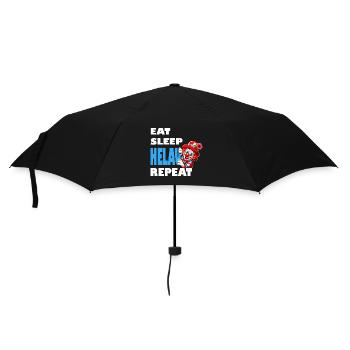 Carnaval Helau Düsseldorf Clown Costume Mainz - Parapluie standard - noir - Devant