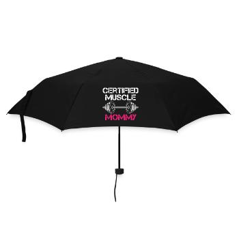 certified Muscle Mommy Pump Cover - Umbrella (small) - black - Front