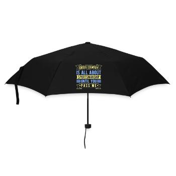 Cadeau de course XC amusant Édition XC Runner - Parapluie standard - noir - Devant