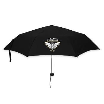 Cicada Y'all Mind If I Scream Cicadae Brood Swarm - Umbrella (small) - black - Front
