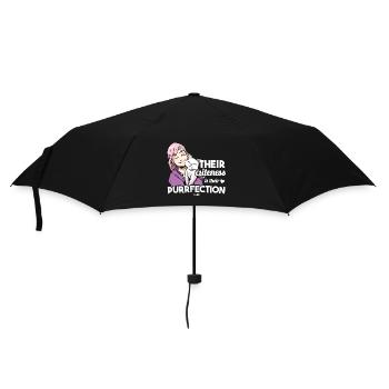 Cat Cat Lovers Cat Face - Umbrella (small) - black - Front