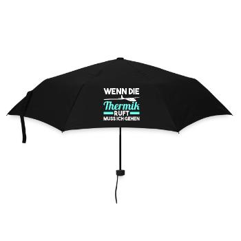 Segelflieger Fliegen Segelfliegen - Regenschirm (klein) - Schwarz - Vorne