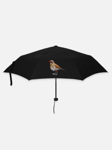 Grive oiseau - Parapluie standard - noir