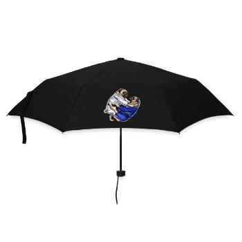 Jiu-Jitsu Pugs - Umbrella (small) - black - Front