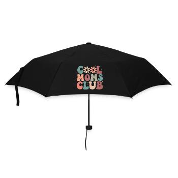Cool Moms Club Drôle Rétro Groovy Maman Maman - Parapluie standard - noir - Devant